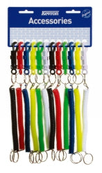 CARD HOLDER KEVRON EXPANDING COIL ASSORTED COLOUR
