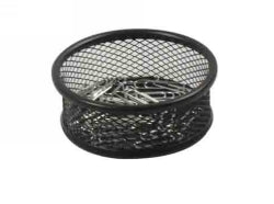 PAPER CLIP DISPENSER ITALPLAST BLACK MESH