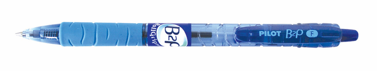 SP - PEN PILOT B2P BEGREEN GRIP FINE BLUE 0.7m