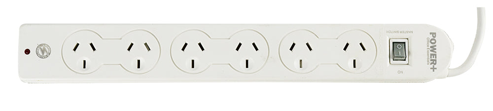 POWERBOARD 6 OUTLET WITH OVERLOAD PROTECTION/MASTER SWITCH