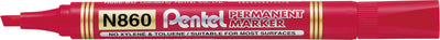SP- MARKER PENTEL PERMANENT CHISEL RED