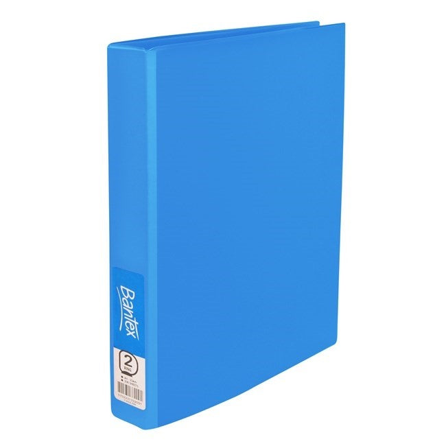 BINDER BANTEX A4 2 D-RING 25MM BLUEBERRY
