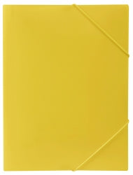 DOCUMENT WALLET MARBIG A4 SOFT TOUCH BRIGHTS YELLOW