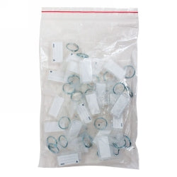 SP- KEY TAGS KEVRON UNIVERSAL CABINET TAG WITH WINDOW AND RING PK25