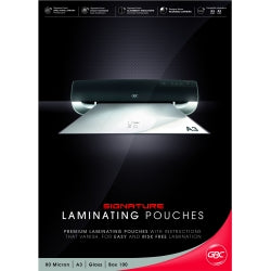 LAMINATING POUCHES GBC SIGNATURE A3 80 MICRON PK100