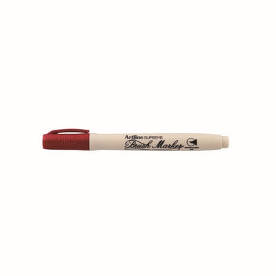SP- MARKER ARTLINE SUPREME BRUSH DARK RED BX12