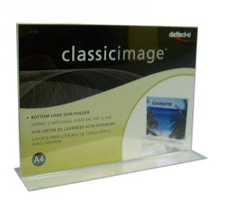 DEFLECT-O DOUBLE SIDED DOCUMENT HOLDER A4 LANDSCAPE 47701