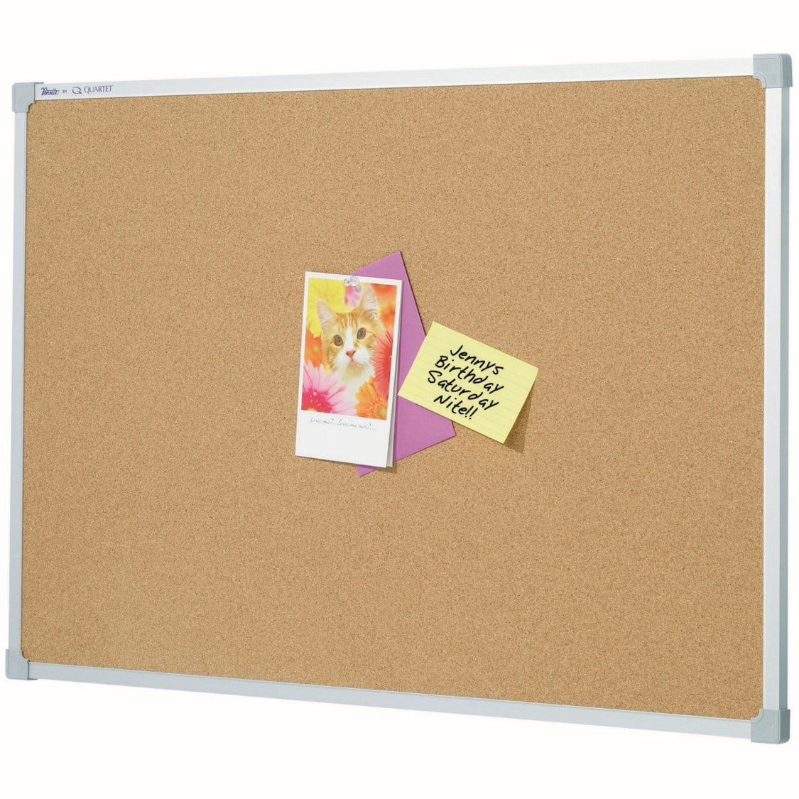 SP- CORKBOARD QUARTET PENRITE 1500X900MM ALUMINIUM FRAME