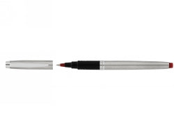 SP- PEN ARTLINE SIGNATURE SILVER ROLLER BALL RED