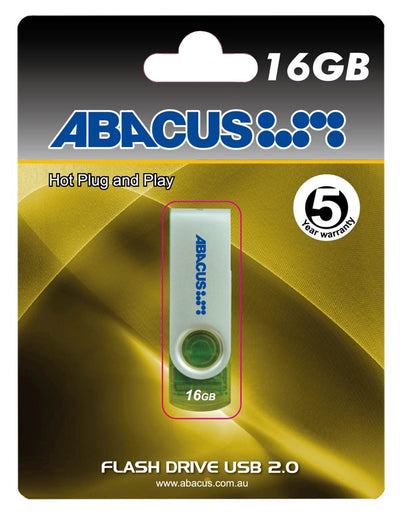 USB 2.0 ABACUS 16GB SWIVE