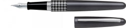 SP- PEN PILOT MEDIUM MR3 FOUNTAIN HOUNDSTOOTH GREY BARREL BLACK INK