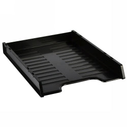 DOCUMENT TRAY ITALPLAST A4 SLIMLINE MULTI FIT GREENR BLACK