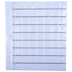 COIN ALBUM REFILL 280X245MM 63 POCKETS SUITS CM11/CM280E/CMDL PK10
