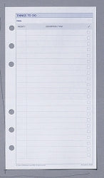 DAYPLANNER REFILL DEBDEN THINGS TO DO DK1006
