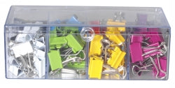 FOLDBACK CLIPS ESSELTE 19MM ASST COLOURS 96'