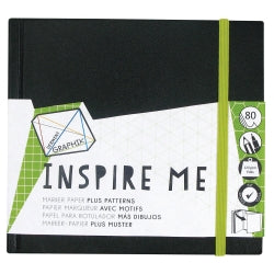 SP-GRAPHIK INSPIRE ME BOOK DERWENT SMALL BLACK 80PG