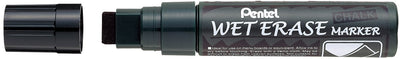 SP- MARKER PENTEL 10.0-15.0MM LIQUID CHALK WET ERASE BROAD CHISEL TIP BLACK
