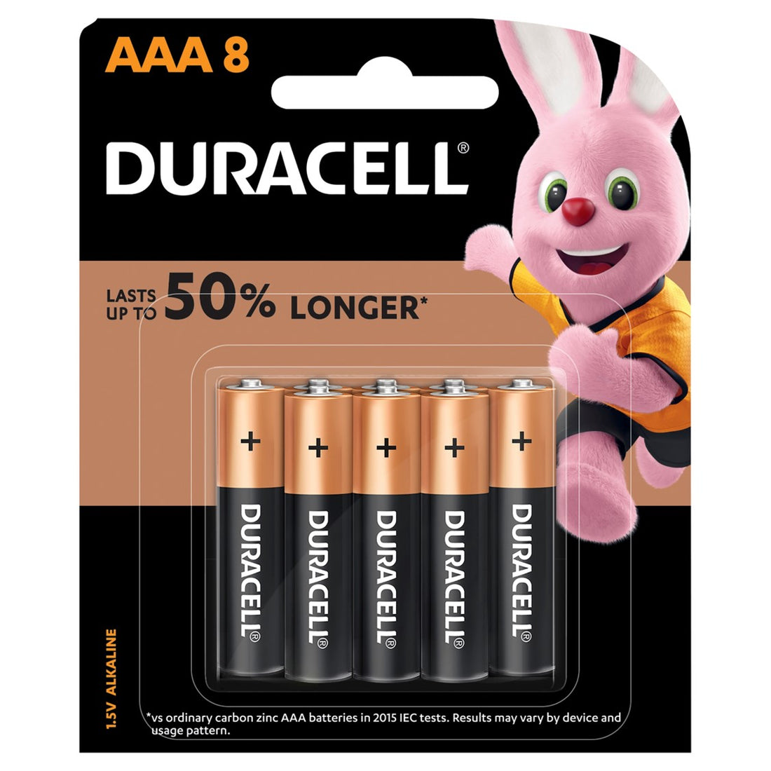 BATTERY DURACELL COPPERTOP ALK AAA 8