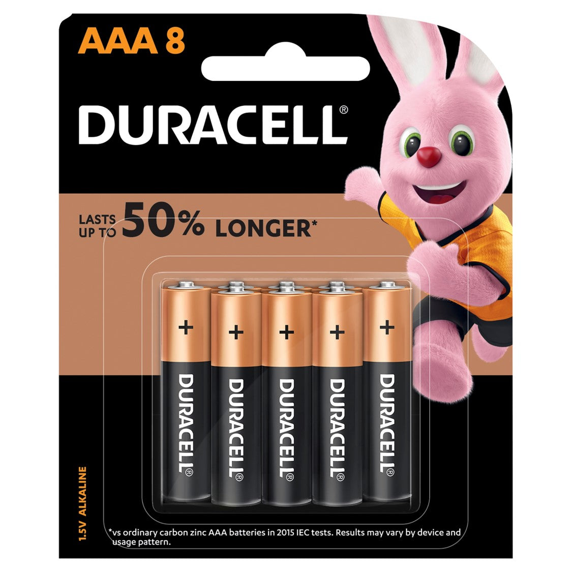 BATTERY DURACELL COPPERTOP ALK AAA 8
