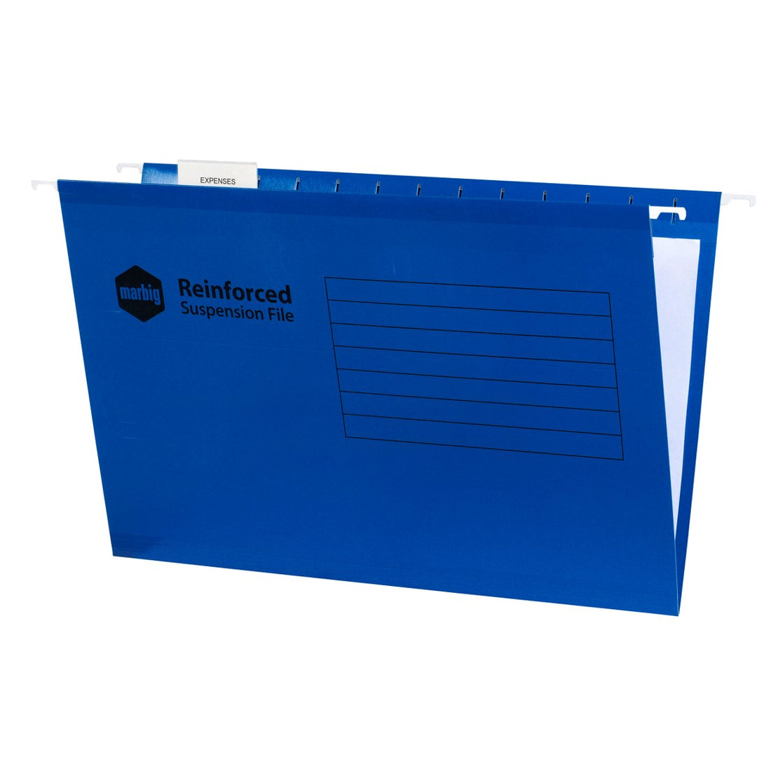 SUSPENSION FILES MARBIG FOOLSCAP COMPLETE BLUE BX25