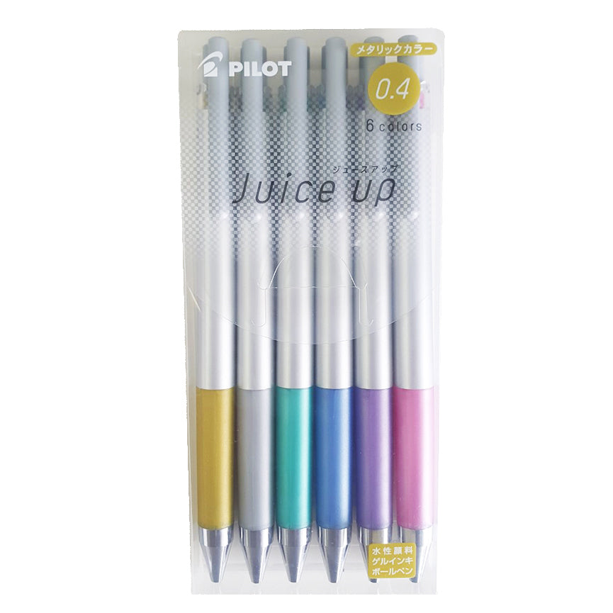 PEN PILOT JUICE UP 0.4MM SYNERGY TIP GEL RETRACTABLE ASSORTED WLT 6
