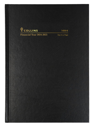 DIARY COLLINS FINANCIAL YEAR 23-24 A4 14M4 P99 DTP BLACK