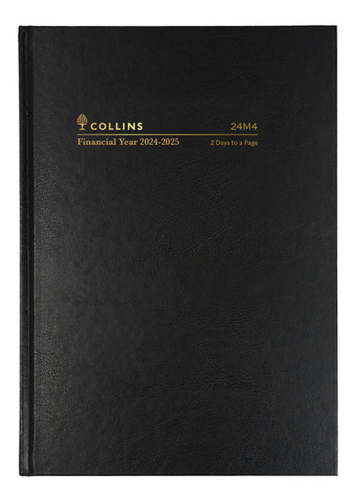 DIARY COLLINS FINANCIAL YEAR 23-24 A4 24M4 P99 2DTP BLACK