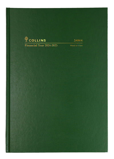 DIARY COLLINS FINANCIAL YEAR 23-24 A4 34M4 P40 WTV GREEN