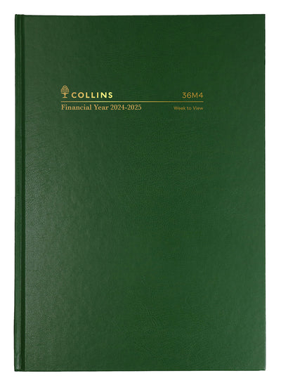 DIARY COLLINS FINANCIAL YEAR 23-24 A6 36M4 P40 WTV GREEN
