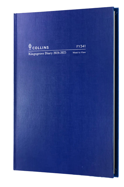 DIARY KINGSGROVE FINANCIAL YEAR 23-24 A4 341 P59 WTV BLUE