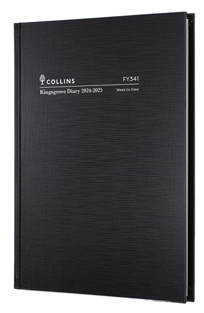 DIARY KINGSGROVE FINANCIAL YEAR 23-24 A4 341 P99 WTV BLACK