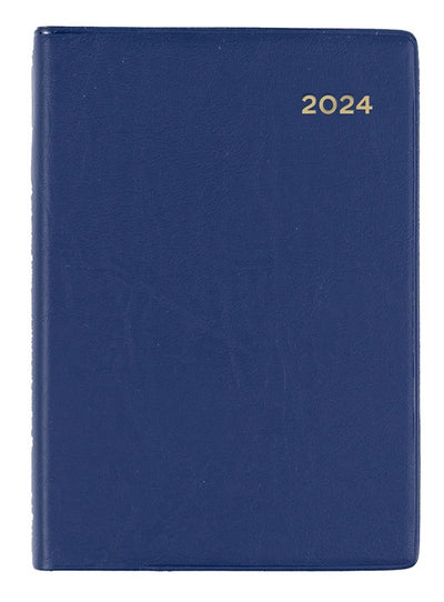 DIARY 2024 COLLINS BELMONT A7 337.V59 PVC POCKET WTV NAVY