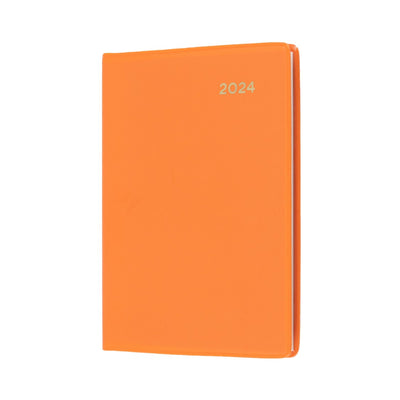 DIARY 2024 COLLINS BELMONT A7 337.V44 PVC POCKET WTV ORANGE