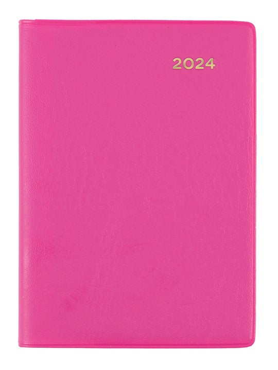 DIARY 2024 COLLINS BELMONT A7 337.V50 PVC POCKET WTV PINK