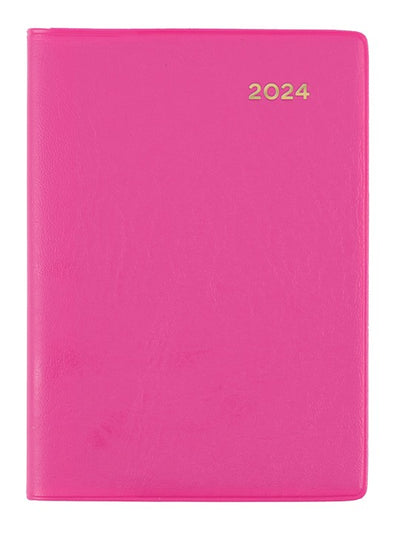 DIARY 2024 COLLINS BELMONT A7 337.V50 PVC POCKET WTV PINK
