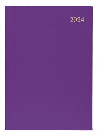 DIARY 2024 COLLINS ESSENTIAL A4 ESSA41.55 1DTP PURPLE