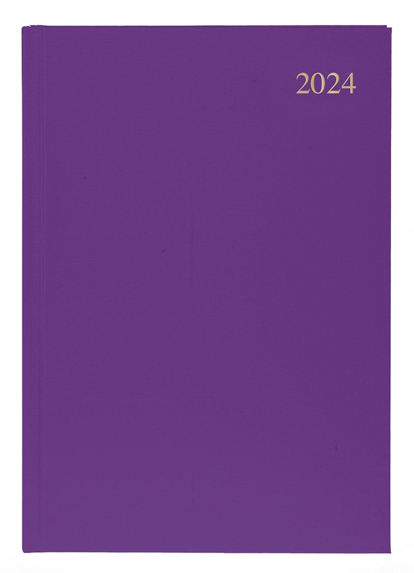 DIARY 2024 COLLINS ESSENTIAL A4 ESSA43.55 WTV PURPLE