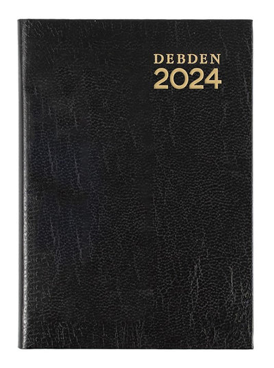 DIARY 2024 DEBDEN KYOTO A7 105X74MM 3133.P99 1DTP BLACK
