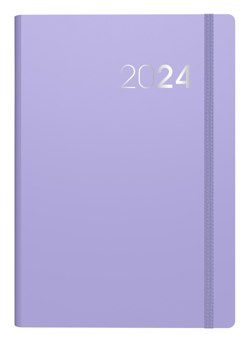 DIARY 2024 COLLINS LEGACY A5 CL53.55 WTV PURPLE