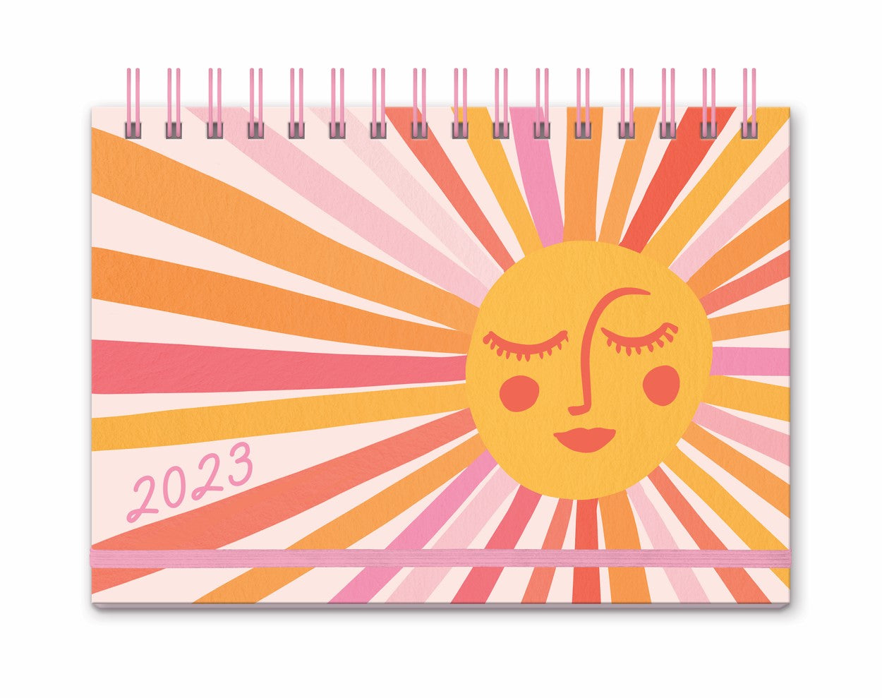 CALENDAR 2023 ORANGE CIRCLE 480X350MM RETRO SUNSHINE CONVERTIBLE PLAN/CA