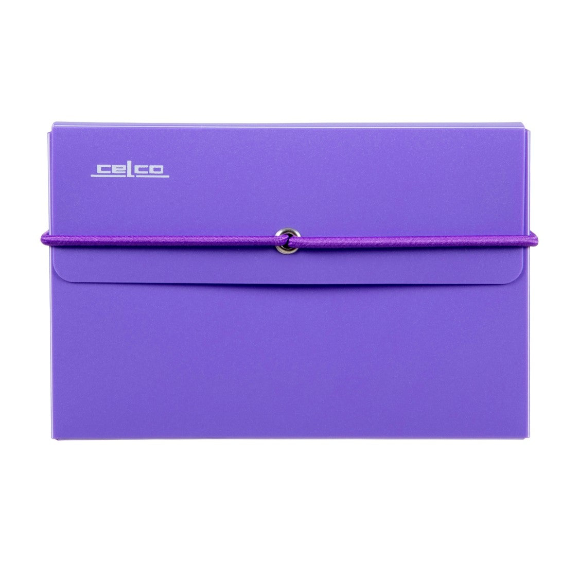 CARD BOX CELCO STURDY 5X3 PURPLE
