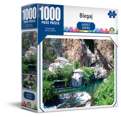 JIGSAW PUZZLE CROWN 1000PCE ASPECT SERIES 1 3 ASST