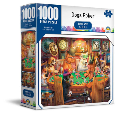 JIGSAW PUZZLE CROWN 1000PCE RADIANT SERIES 2 3 ASST