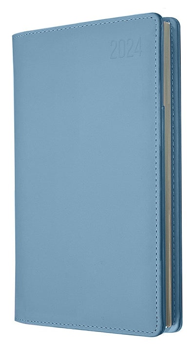 DIARY 2024 DEBDEN ASSOCIATE II B6/7 176X88MM 4651.U60 WTV BLUE 136PG