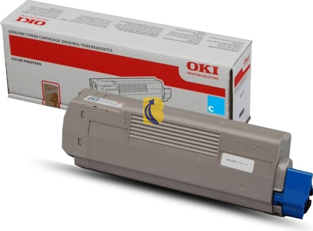 Genuine OKI MC860 44059239 Cyan Toner Cartridge 10,000 Print