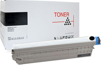 White Box OKI ES7470 ES7480 Black Toner Cartridge 45396220 - 15,000 Print