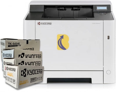SALE! Kyocera ECOSYS PA2100cwx A4 Colour Laser Printer + TK-5434 CMYK Toner Bundle
