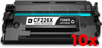 10 X HP 26X CF226X Compatible Toner Cartridge 9000 Pages