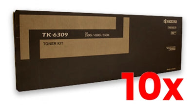 10 X Genuine Kyocera TK6309 Black Toner kit 35,000 Prints