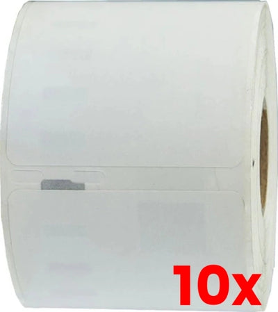 10 X Compatible Dymo SD99014 S0722430 54mm x 101mm White Shipping/Badge Thermal Ship Label Roll -  220 labels per roll